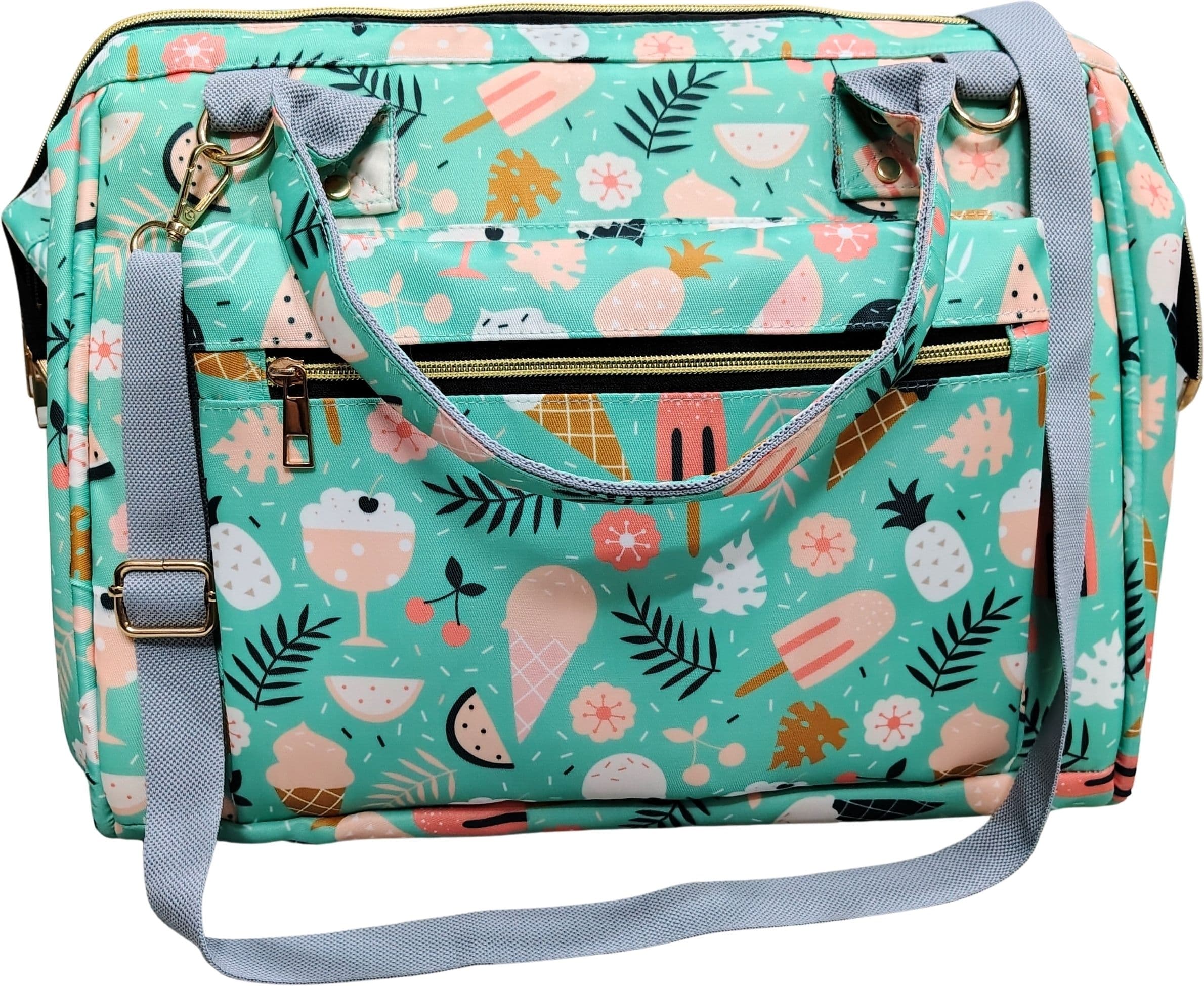Ice-Cream Print Diaper Handbag